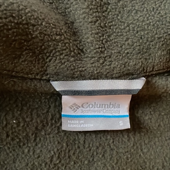 Columbia Olive Green Vest Small Size - Picture 8 of 9